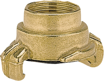 Gewindestück Geka Messing