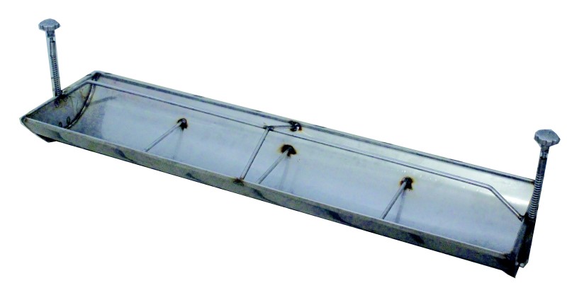 Längstrog Edelstahl 100cm