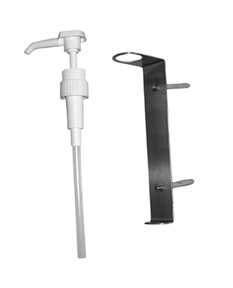 Wandhalterung mit Dosierhahn