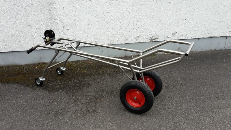 Kadaverkarre mit Stützrad