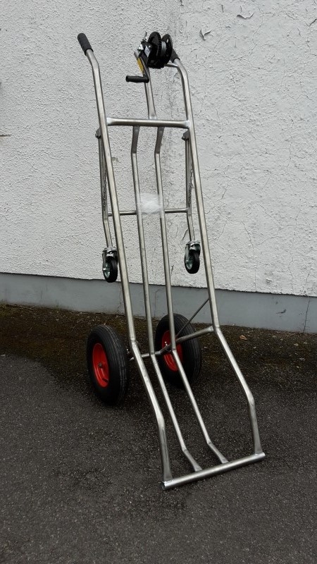 Kadaverkarre mit Stützrad