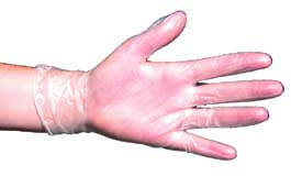 VINYL Einmalhandschuhe