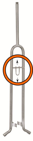 Bügelschraube 1" / M6 für Befestigungsplatte