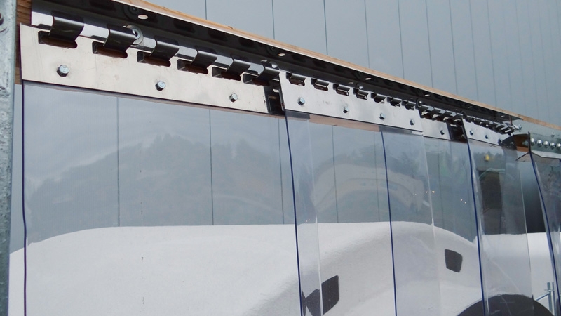 Befestigungsmaterial für PVC-Streifenvorhang